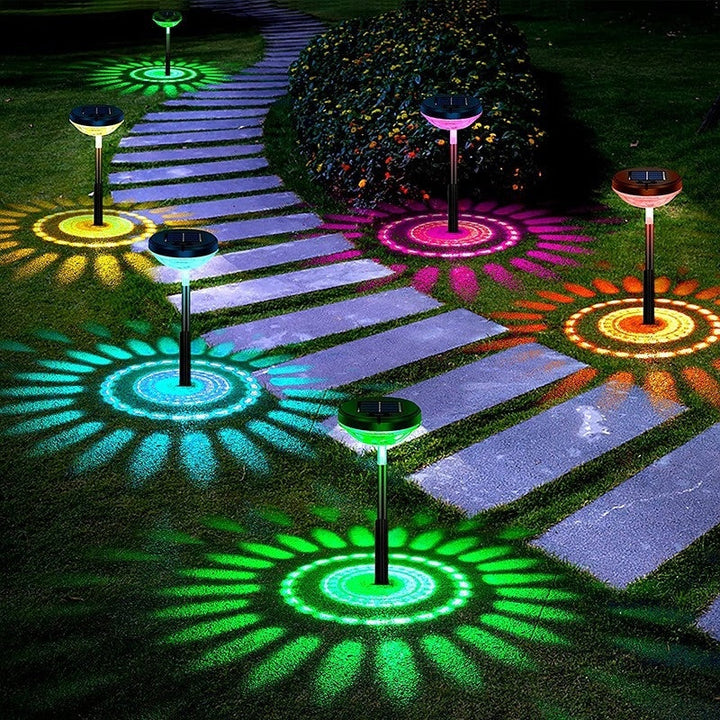 Transform Your Outdoor Space with Stunning Solar Lawn Projection Lights