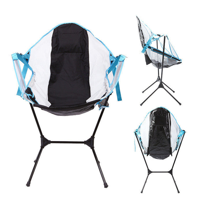 Unwind in Style with the Moon Folding Outdoor Rocking Chair
