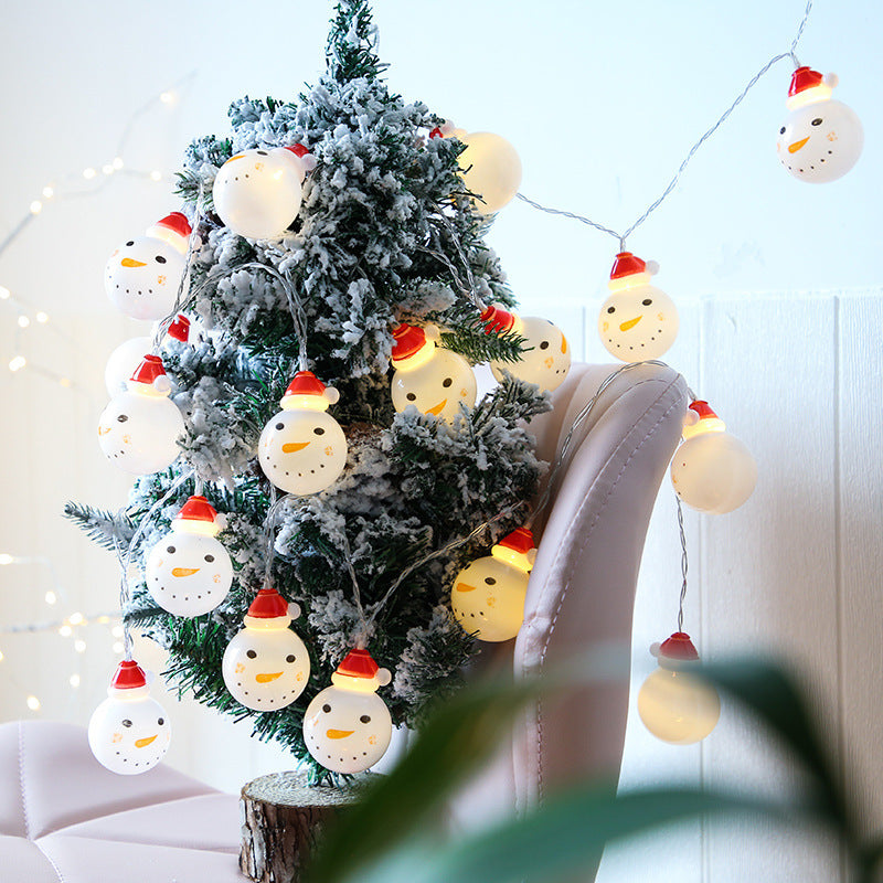 Snowman string lights Christmas lights Outdoor