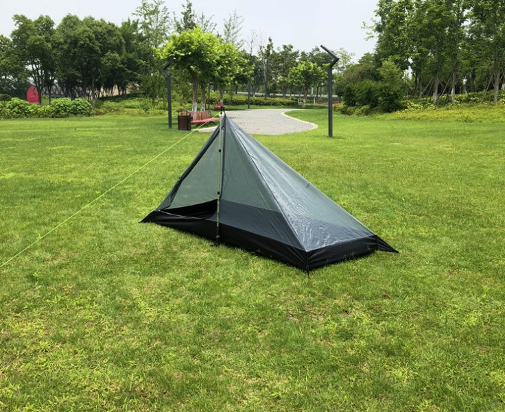 Portable camping pyramid tent single outdoor