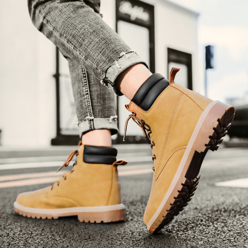 British Fashion High-top Boots Outdoor Hiking