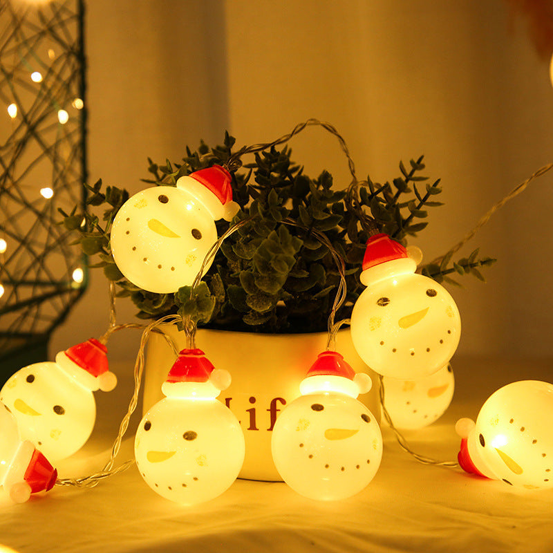 Snowman string lights Christmas lights Outdoor