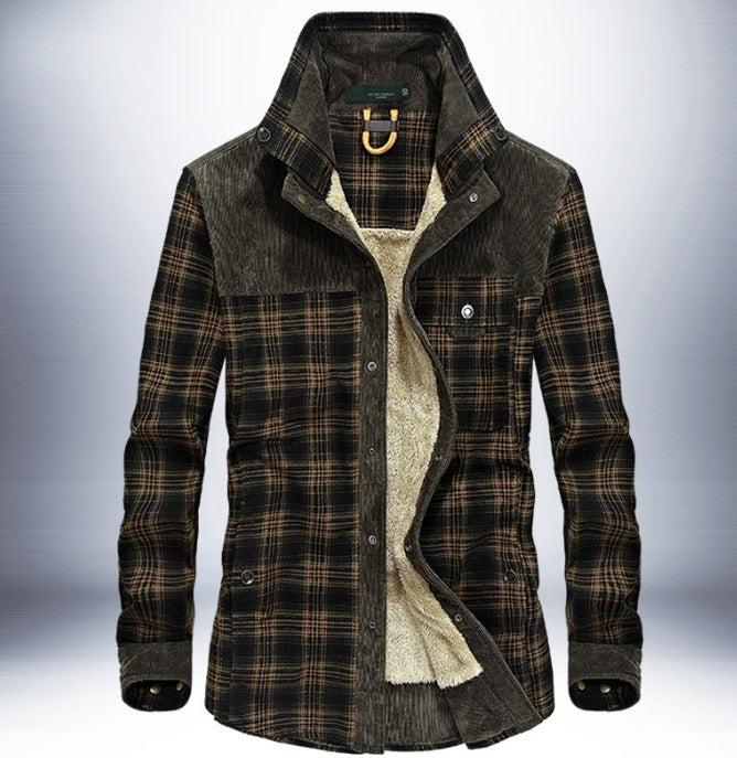 Winter Jacket Men Thicken Warm Fleece Jackets