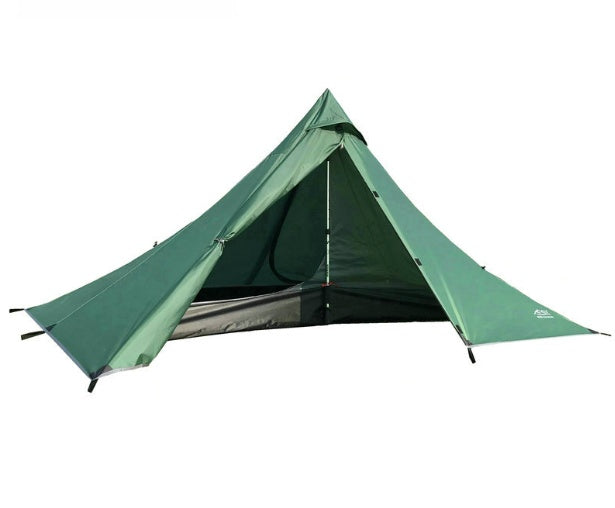 Portable camping pyramid tent single outdoor