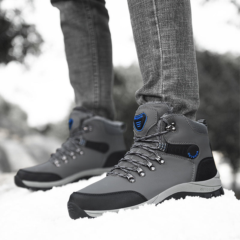 Winter Snow Boots Hiking Lace-up Shoes