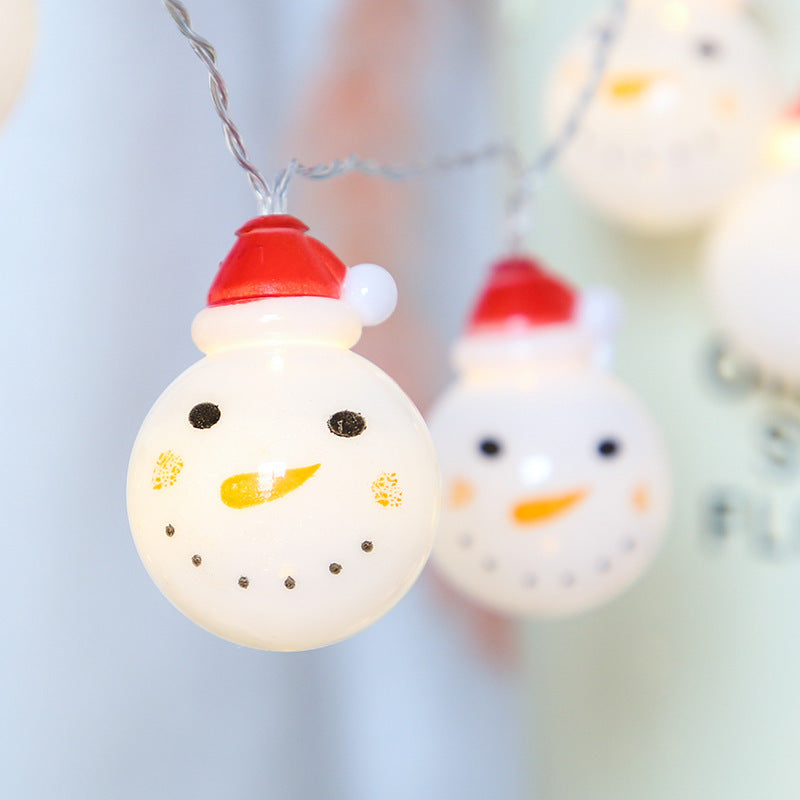 Snowman string lights Christmas lights Outdoor