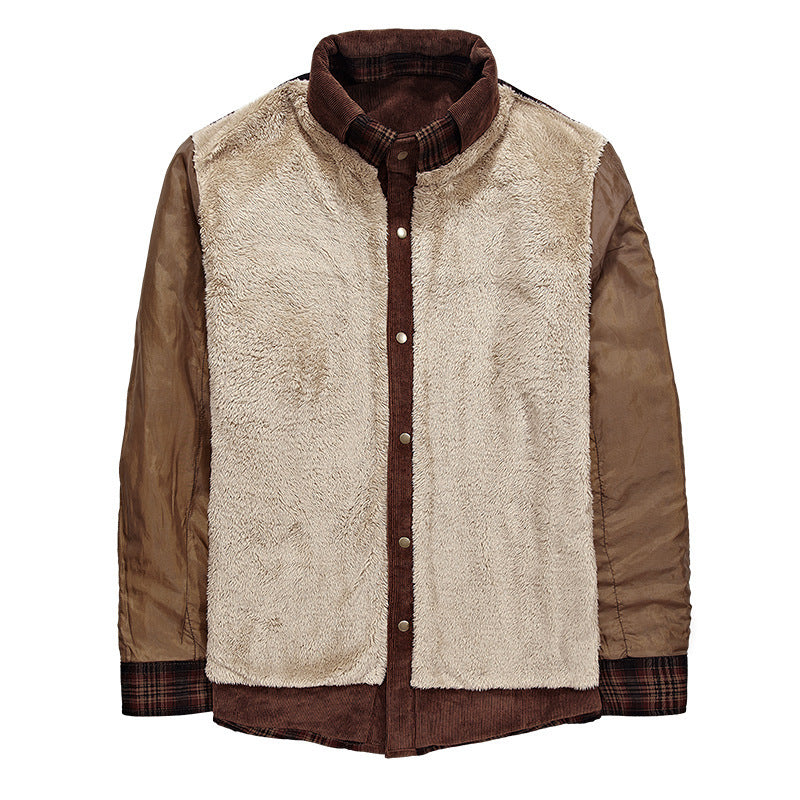Winter Jacket Men Thicken Warm Fleece Jackets