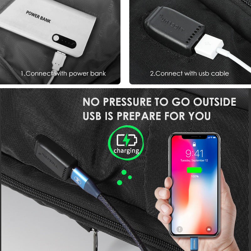 Men's And Women's Wear-Resistant Nylon Backpacks