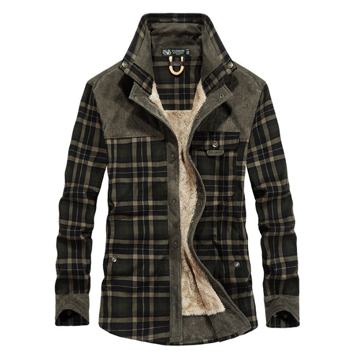 Winter Jacket Men Thicken Warm Fleece Jackets
