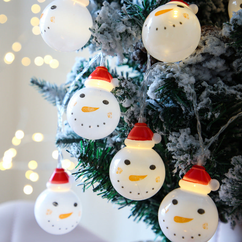 Snowman string lights Christmas lights Outdoor