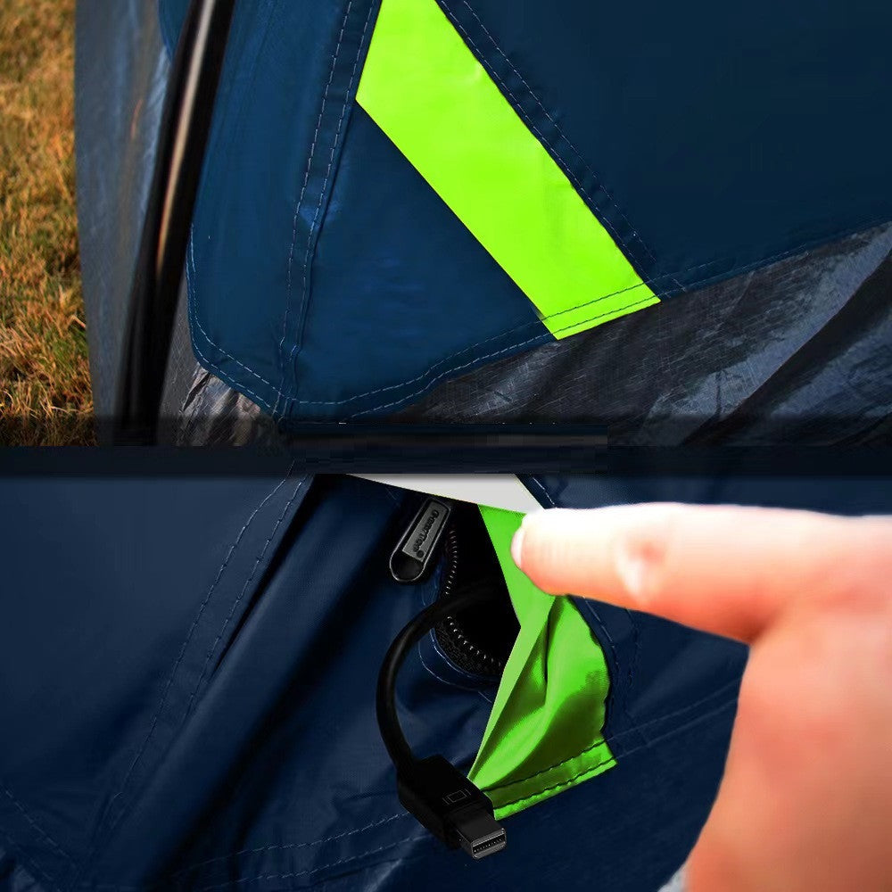 4 Person Black Coated Darkroom Tent For Camping