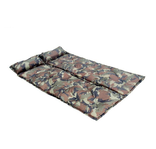 Camo Automatic Inflatable Sleeping Bag With Pillow