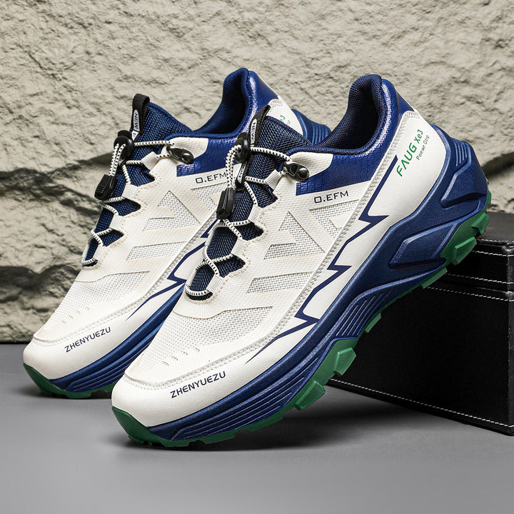Men Colorblock Sneakers Outdoor Hiking Running Sports Shoes