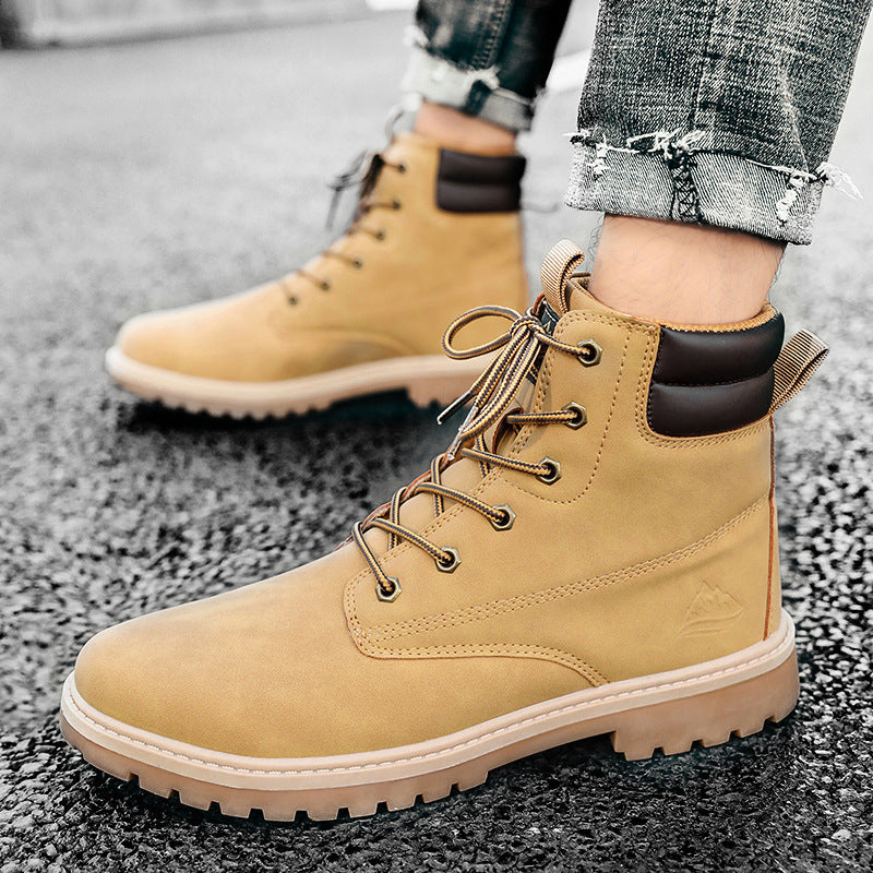 British Fashion High-top Boots Outdoor Hiking