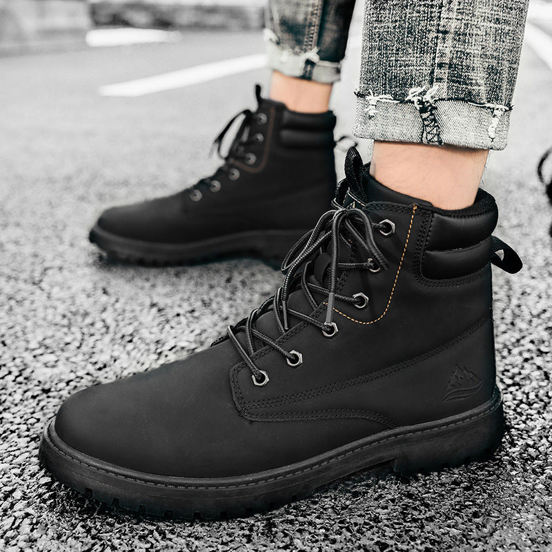 British Fashion High-top Boots Outdoor Hiking
